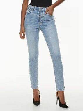 Aritzia Denim Forum Yoko High Rise Slim Jeans | Size 24
